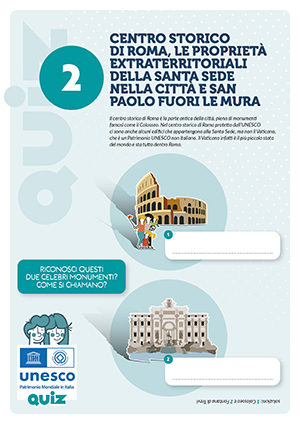 attività per bambini del sito UNESCO nr. 2
