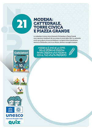 attività per bambini del sito UNESCO nr. 21