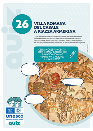 attività per bambini del sito UNESCO nr. 26