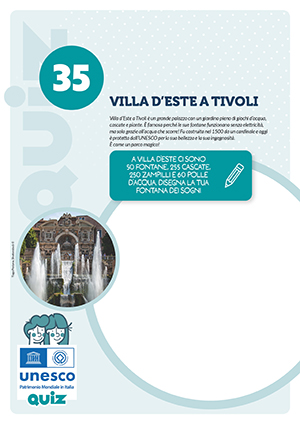 attività per bambini del sito UNESCO nr. 35