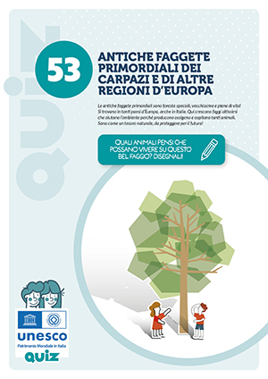 attività per bambini del sito UNESCO nr. 53
