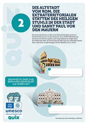 attività per bambini del sito UNESCO nr. 2