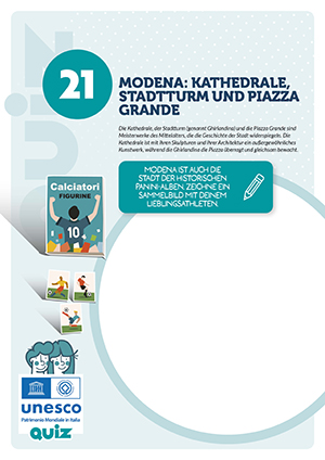 attività per bambini del sito UNESCO nr. 21