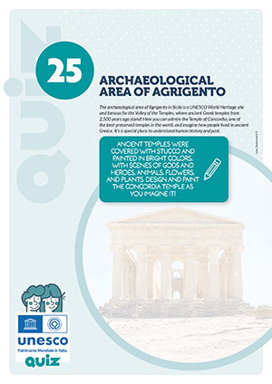 attività per bambini del sito UNESCO nr. 25