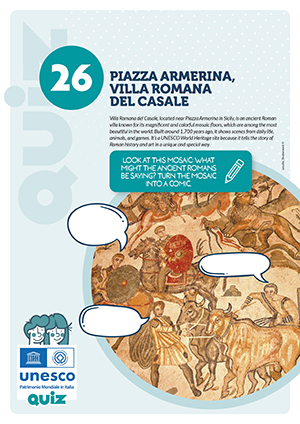 attività per bambini del sito UNESCO nr. 26