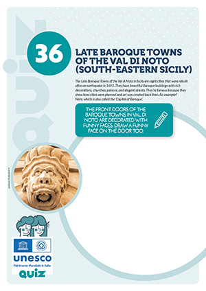 attività per bambini del sito UNESCO nr. 36