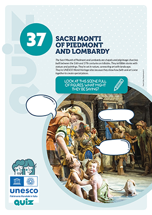 attività per bambini del sito UNESCO nr. 37