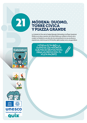 attività per bambini del sito UNESCO nr. 21