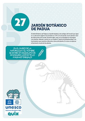 attività per bambini del sito UNESCO nr. 27