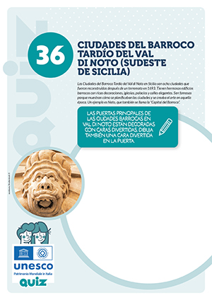attività per bambini del sito UNESCO nr. 36