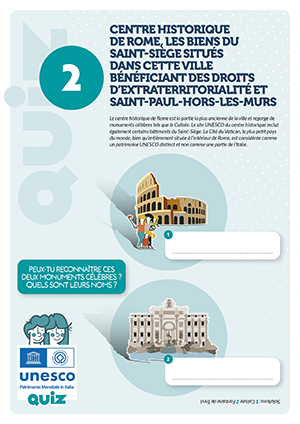 attività per bambini del sito UNESCO nr. 2