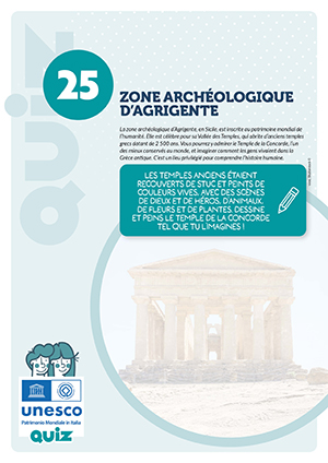 attività per bambini del sito UNESCO nr. 25