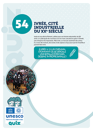 attività per bambini del sito UNESCO nr. 54