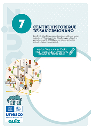 attività per bambini del sito UNESCO nr. 7